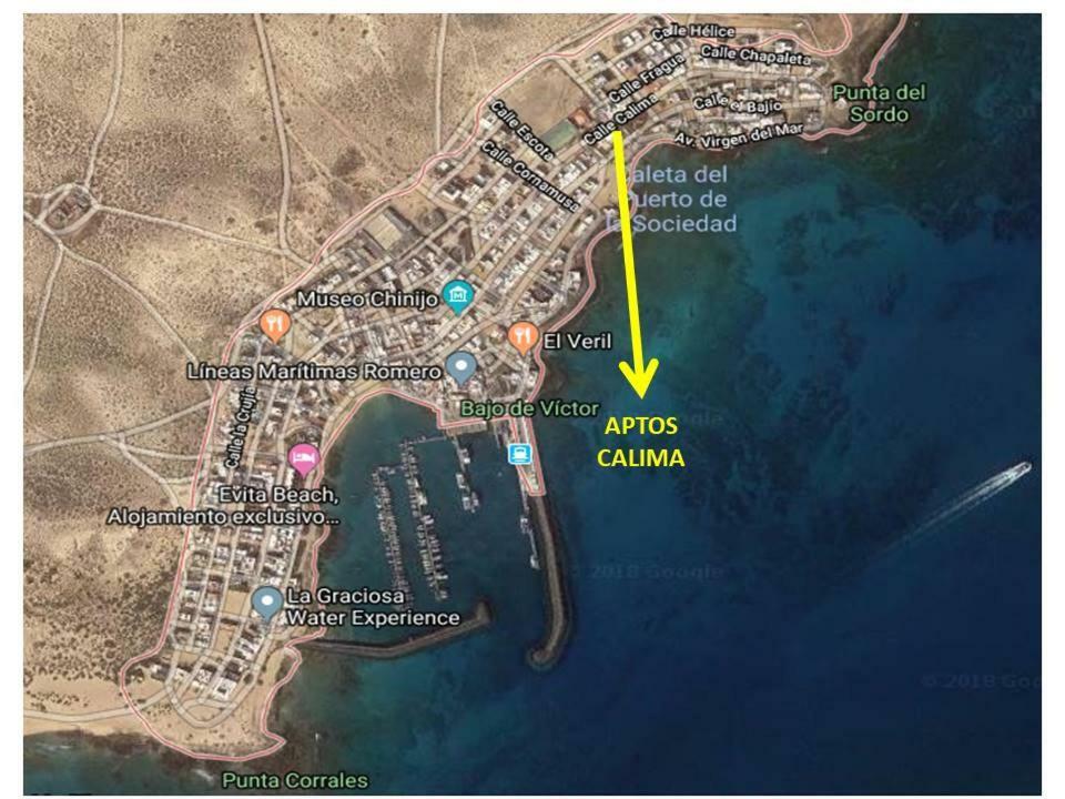 Apartamento Calimas Caleta de Sebo Exterior foto